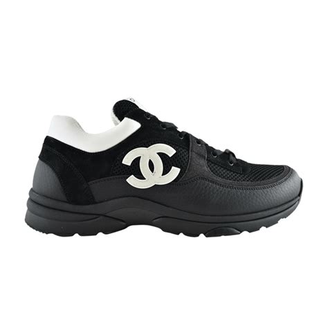 black chanel sneakers men|black chanel sneakers women.